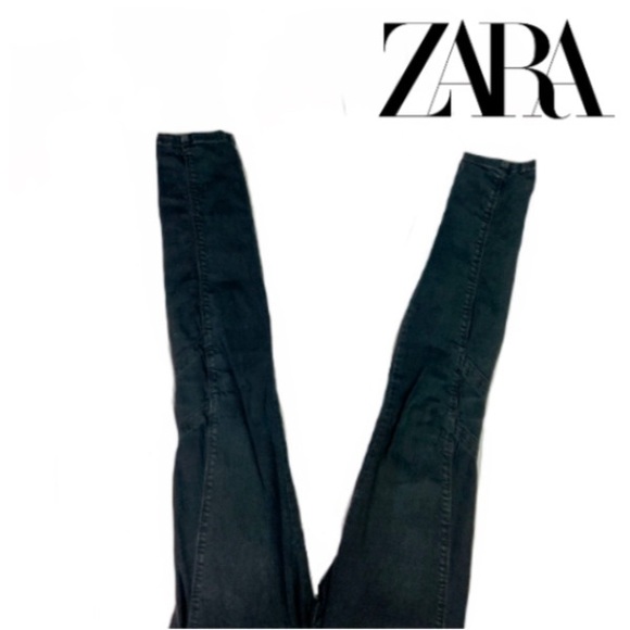 ZARA Distressed Skinny Jean Pants - Picture 2 of 9